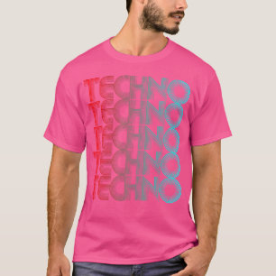 Techno Vaporwave Techno House Musik Edm Älskare Dj T Shirt