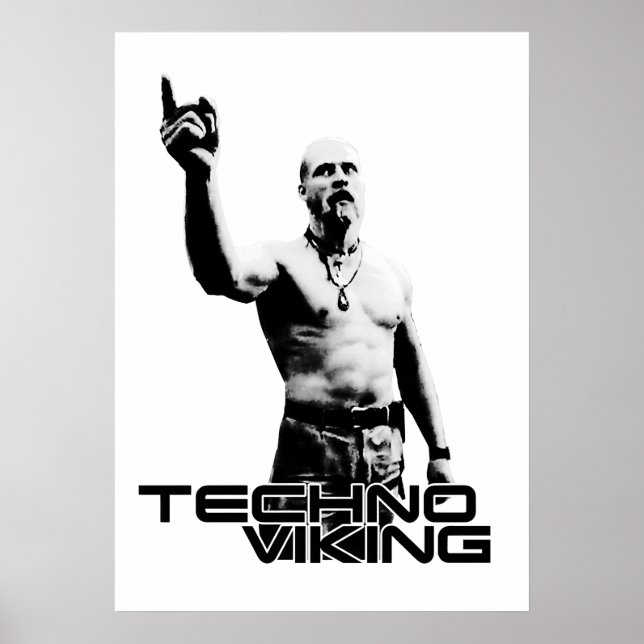 Techno Viking Poster (Framsidan)
