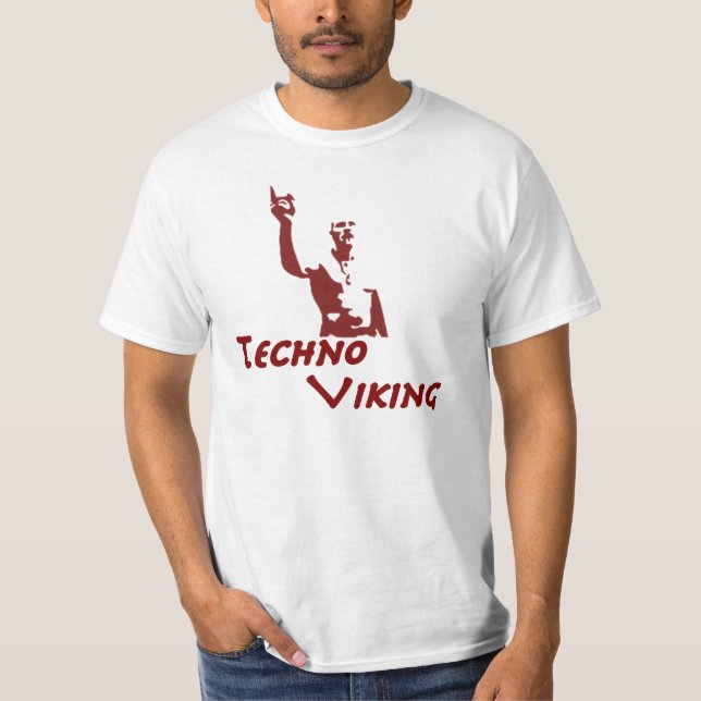 Techno Viking T Shirt (Framsida)