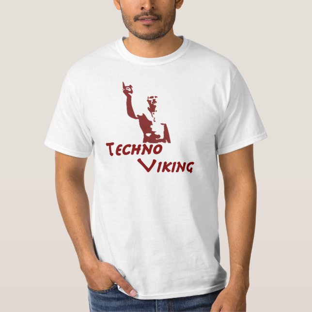 techno viking t-shirt (Framsida)