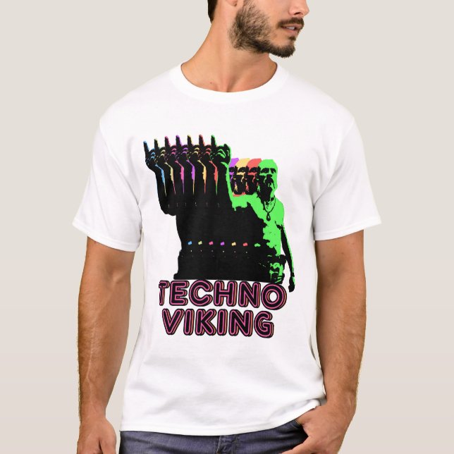 Techno Viking Tee Shirt (Framsida)