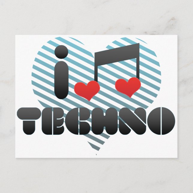 Techno Vykort (Framsida)