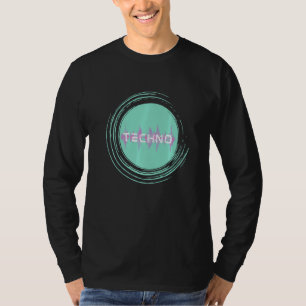 Techno Waves Edm Musik Festival Rave Dubstep T Shirt