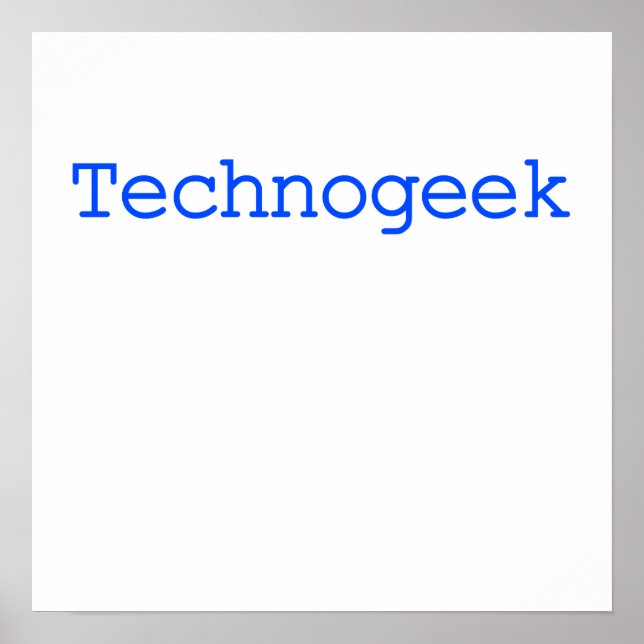 Technogeek Poster (Framsidan)