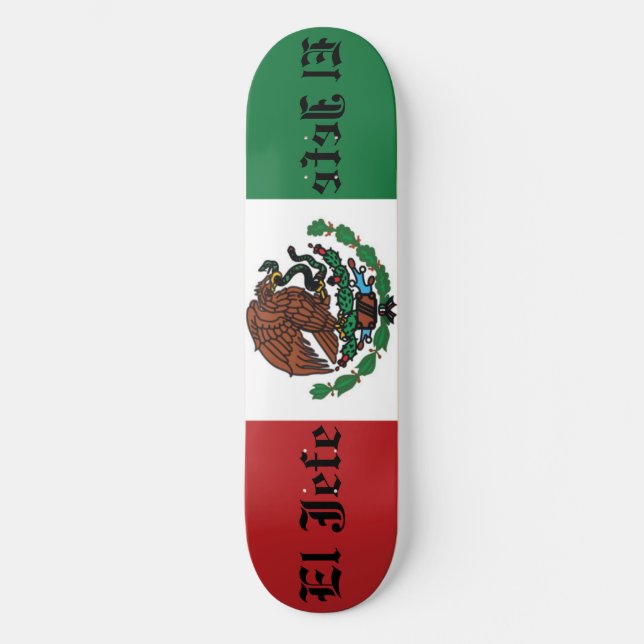 TechNoir Begränsad "El Jefe" Skateboard Deck (Framsida)