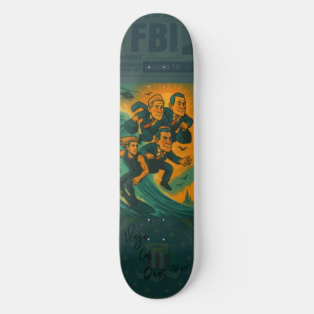 TechNoir Begränsad "Vaya Con Dios" Skateboard Deck (Framsida)