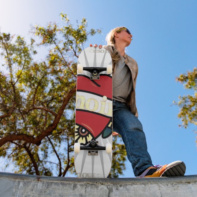 TechNoir "Bleeding Heart" Begränsad Deck Mini Skateboard Bräda 18,5 Cm (Utomhus 1)