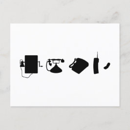 Technologie Evolutionstheorie des Telefon  Vykort