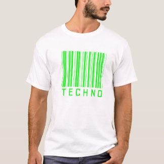technomusikbarcode tee shirt