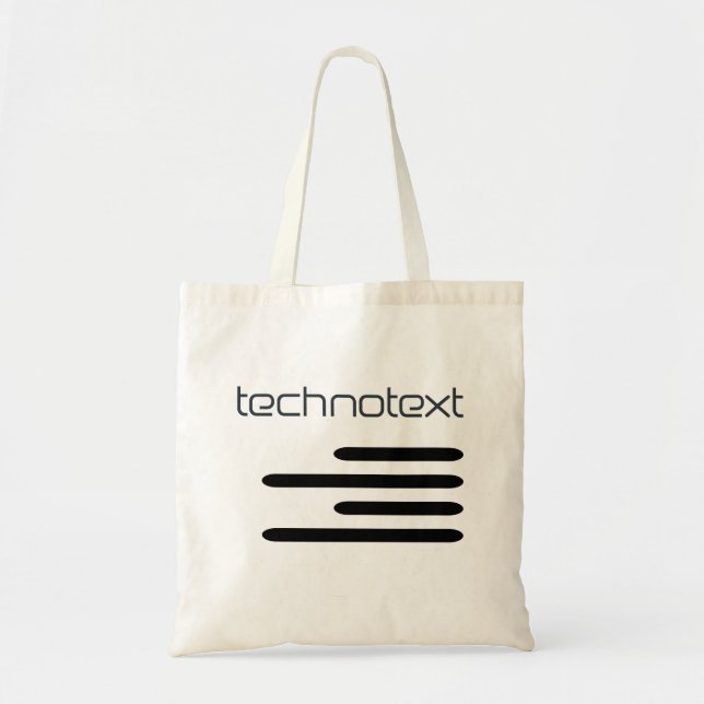 Technotext-handväska Tygkasse (Framsidan)