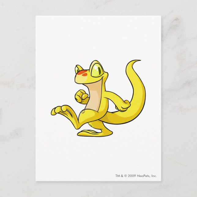 Techo Gult Vykort (Framsida)