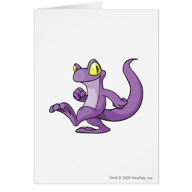 Techo lilor hälsningskort (Framsidan)