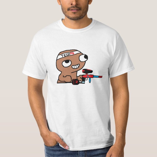 TECHPB-Paintballskjorta T Shirt (Framsida)