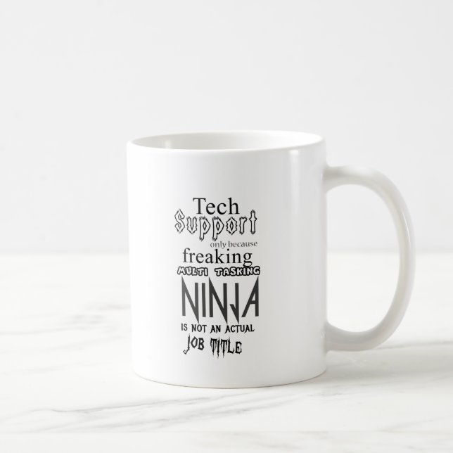 Techservice Ninja Kaffemugg (Höger)