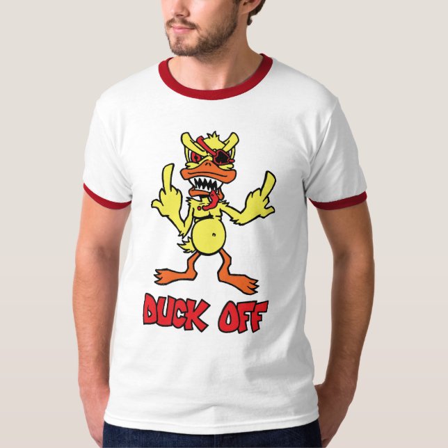 Techstyles anka av utslagsplats t-shirt (Framsida)