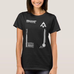 Techwear Cyberpunk Streetwear Japansk Teknisk Bära T Shirt