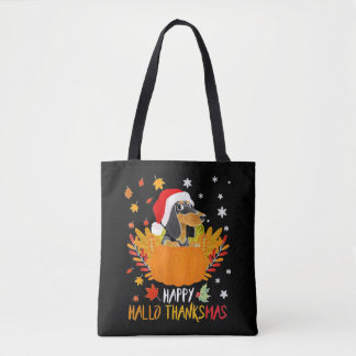 Teckel Halloween Thanksgiving Halloween Tygkasse