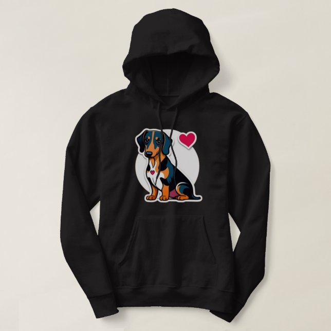 teckel hoodie (Design framsida)