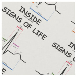 Tecken av den inre EMT medicinska hjärtslaghumorn Tyg