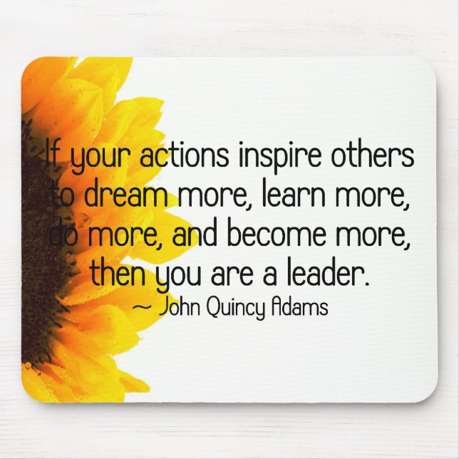 Tecken av en riktig ledare musmatta (Framsidan)