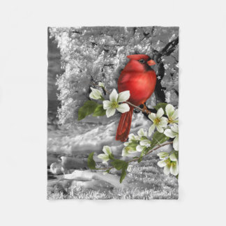 Tecken av våren fleecefilt