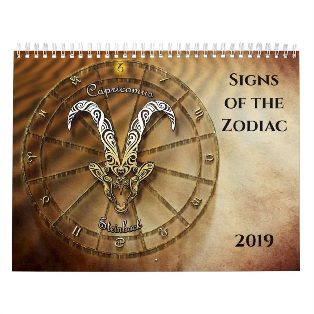 Tecken av zodiacen kalender (Omslag)