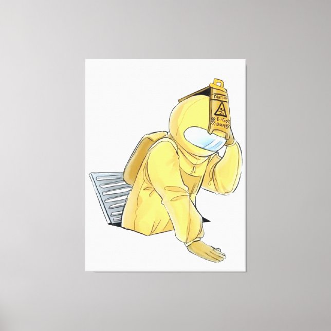 Tecken, bland oss, Game, Impostor Canvastryck (Framsida)