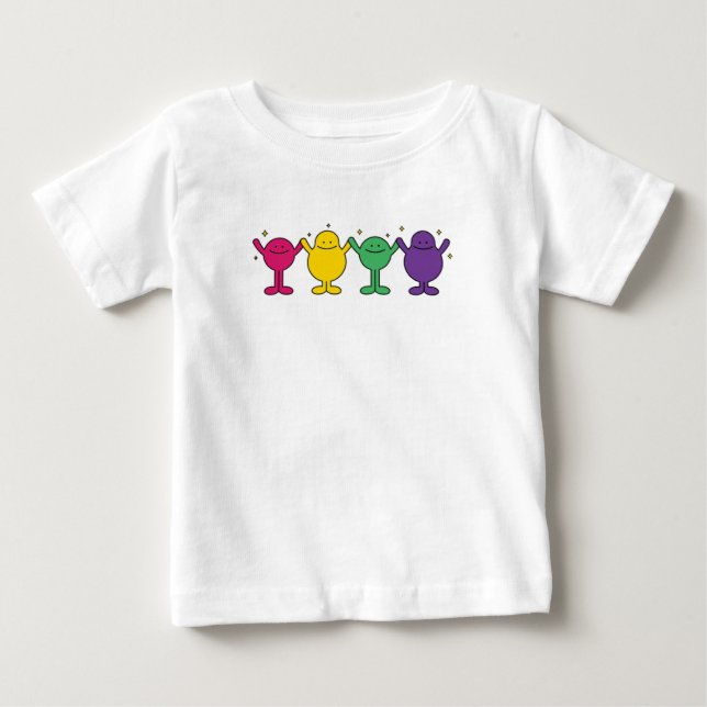 Tecken för enhetlighet i lycklig t shirt (Framsida)