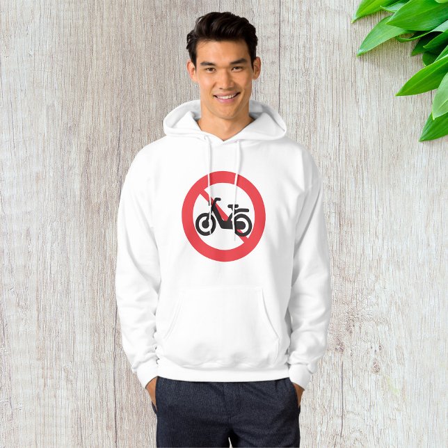 Tecken för ingen motorcykel hoodie (Skapare uppladdad)