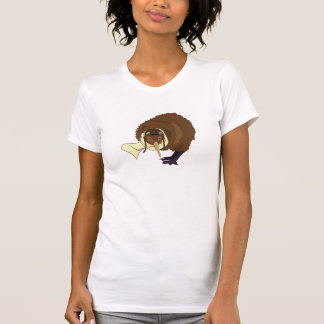 tecken för kiwisimilebok t-shirt