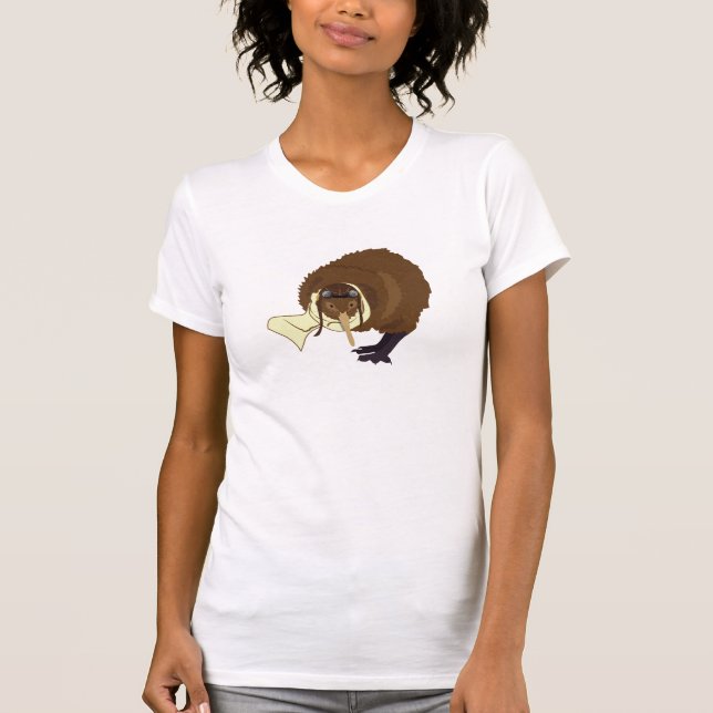 tecken för kiwisimilebok t-shirt (Framsida)