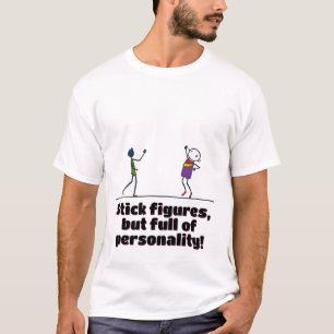 Tecken för uppspelning av Stick figur T Shirt