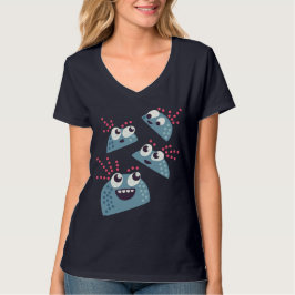 Tecken för vänner för Kawaii gulliga tecknadgodis T Shirt