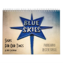 Tecken för vår tids kalender med nyfotografier