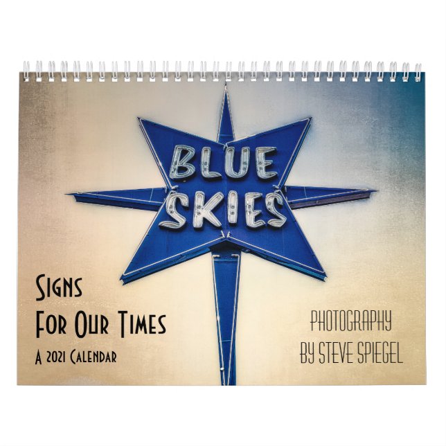 Tecken för vår tids kalender med nyfotografier (Omslag)