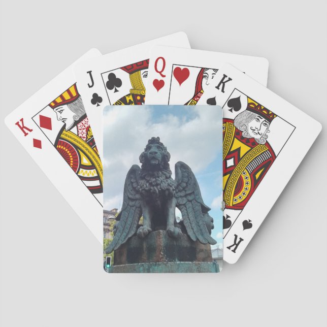 Tecken framifrån casinokort (Baksidan)