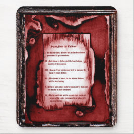 Tecken från barnen musmatta