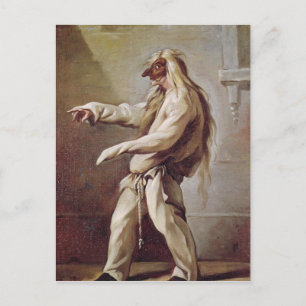 Tecken från Commedia dell'Arte Vykort