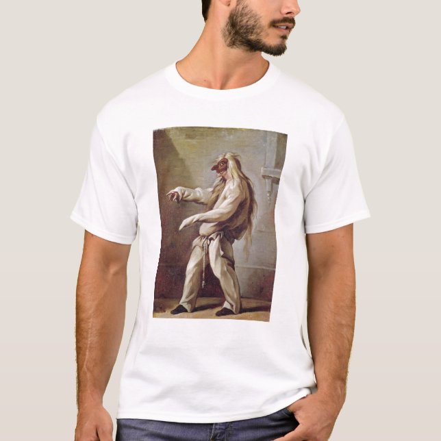 Tecken från den Commedia dell'Arten Tee (Framsida)