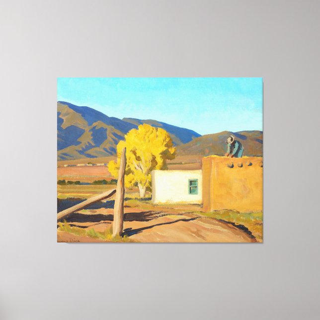 Tecken från hösten, 1931 från Maynard Dixon Canvastryck (Framsida)