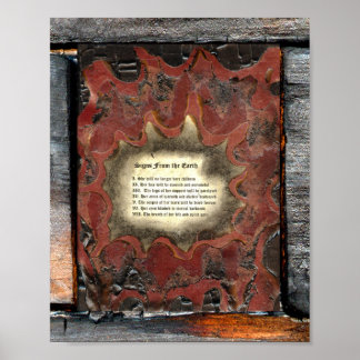 Tecken från jorden poster
