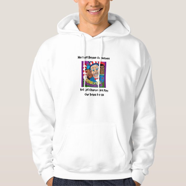Tecken Hoody Sweatshirt (Framsida)