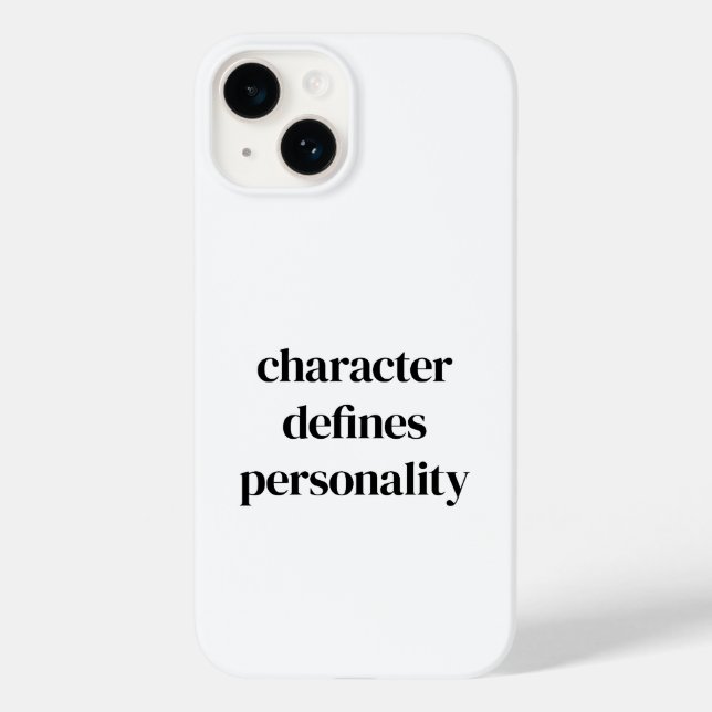 Tecken iphone case (Baksida)