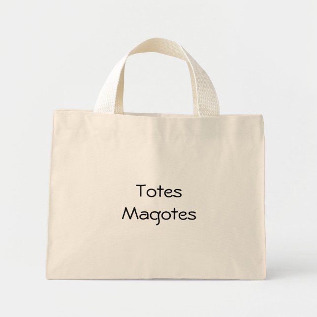 Tecken Magnetecken Mini Tygkasse (Framsidan)