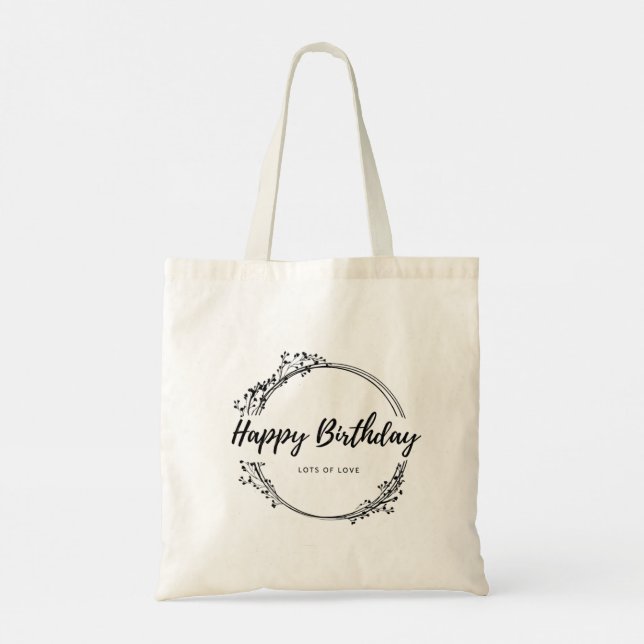 Tecken och Shopping bag > Tote bags Tygkasse (Baksida)