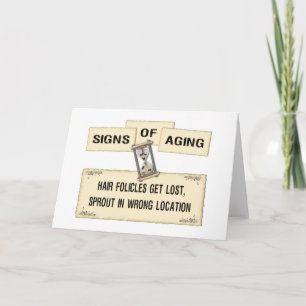 Tecken på åldrande - Hår Kort