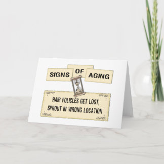 Tecken på åldrande - Hår Kort