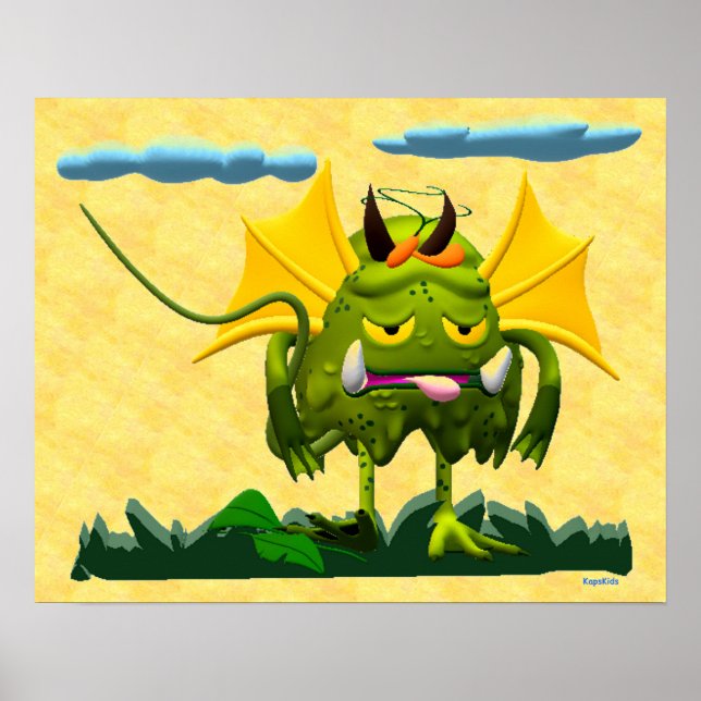 Tecken på Animerad för gröntens trätskugga Poster (Framsidan)