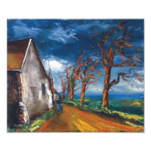 Tecken på en Village St. | Maurice de Vlaminck |