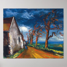 Tecken på en Village St. | Maurice de Vlaminck | Poster
